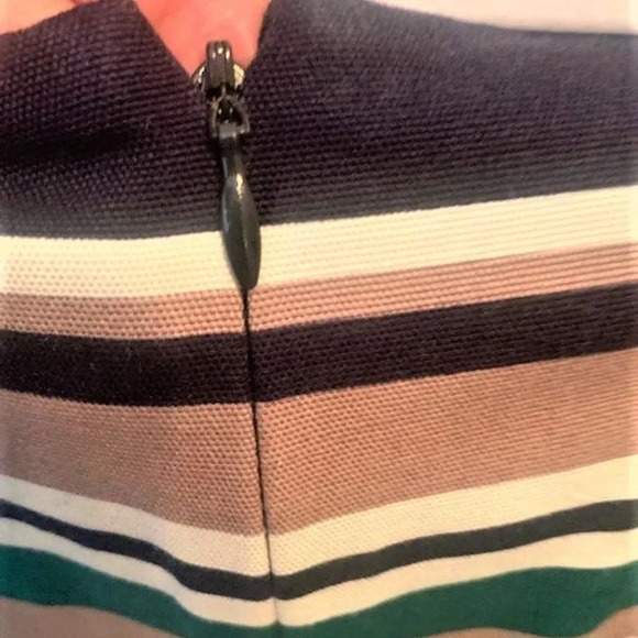 Talbots VIBRANT striped pencil skirt 16 - Picture 6 of 8